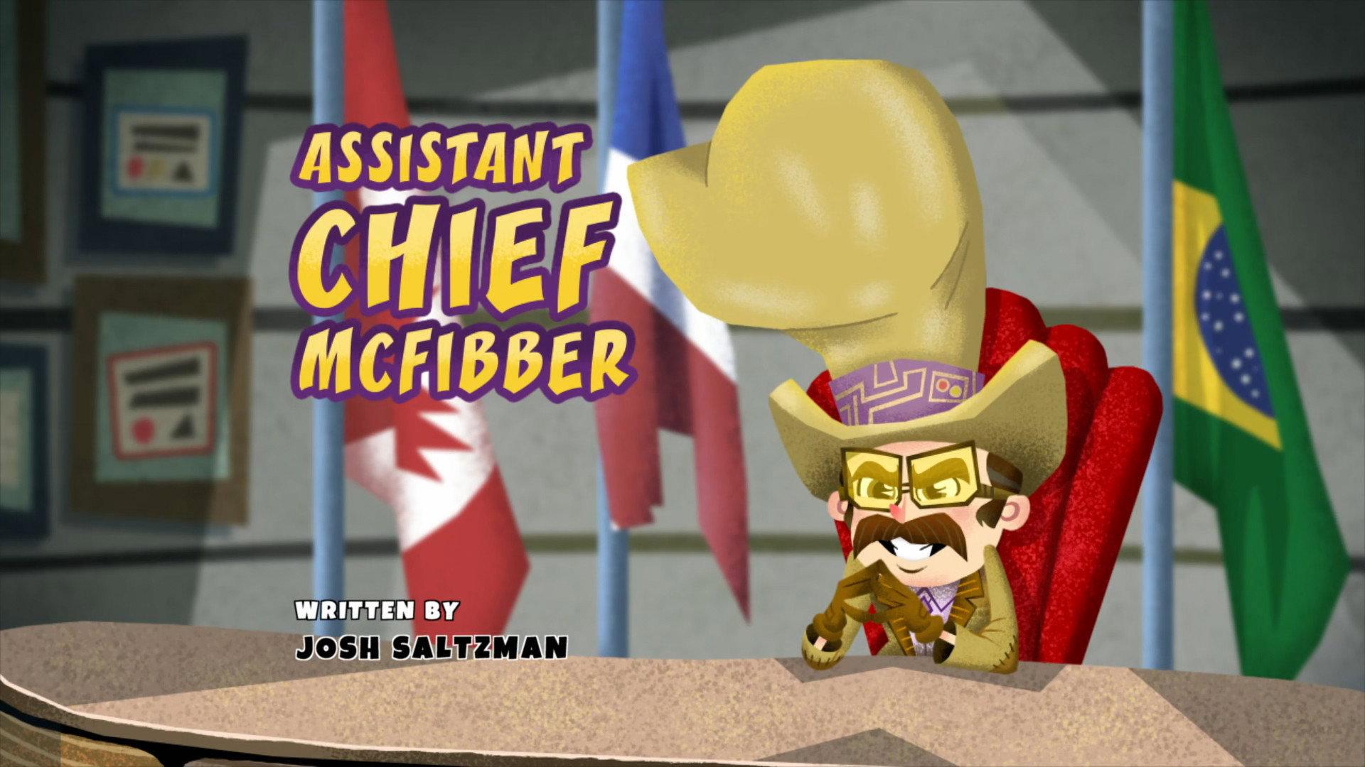 Still from Assistant Chief McFibber