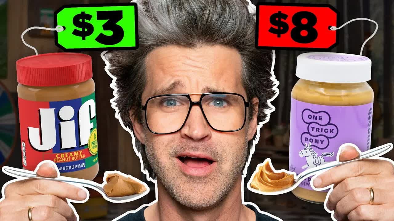 Still from Cheap vs. Expensive Food Packaging (Taste Test)