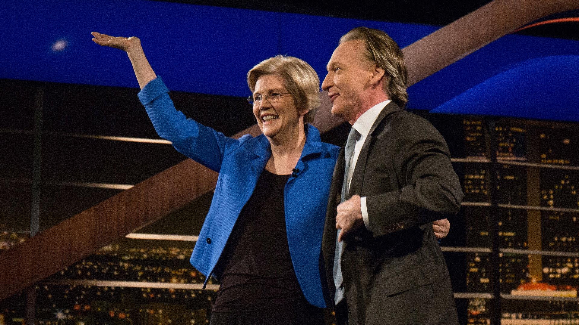 Still from Elizabeth Warren; Ernest Moniz; Nick Hanauer; Rob Reiner; Tara Setmayer