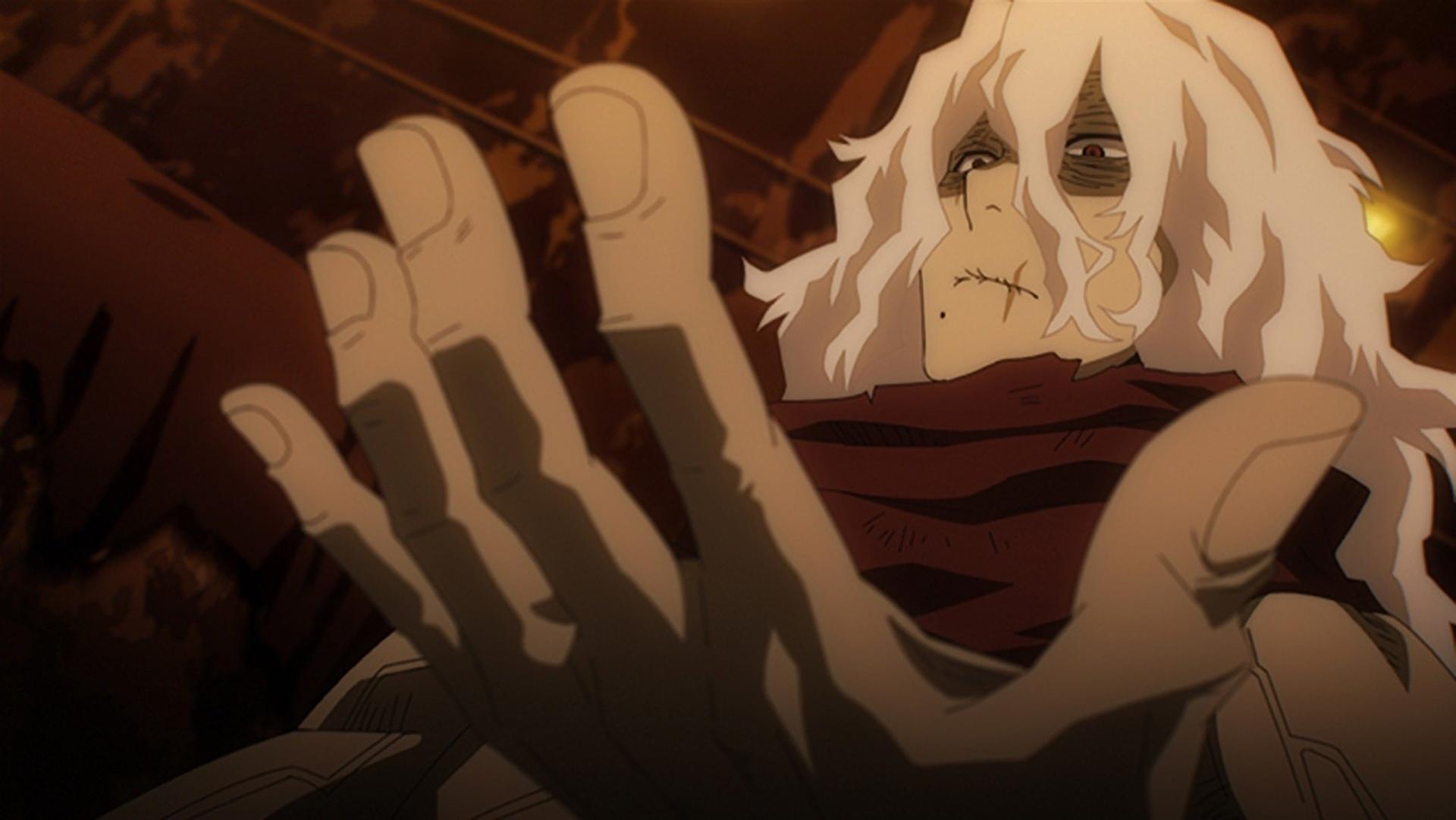 Still from Memories Episode 4 - Tomura Shigaraki: Destruction