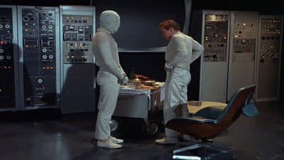 Still from The Cyborg