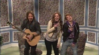 Still from Miley Cyrus with The Strokes