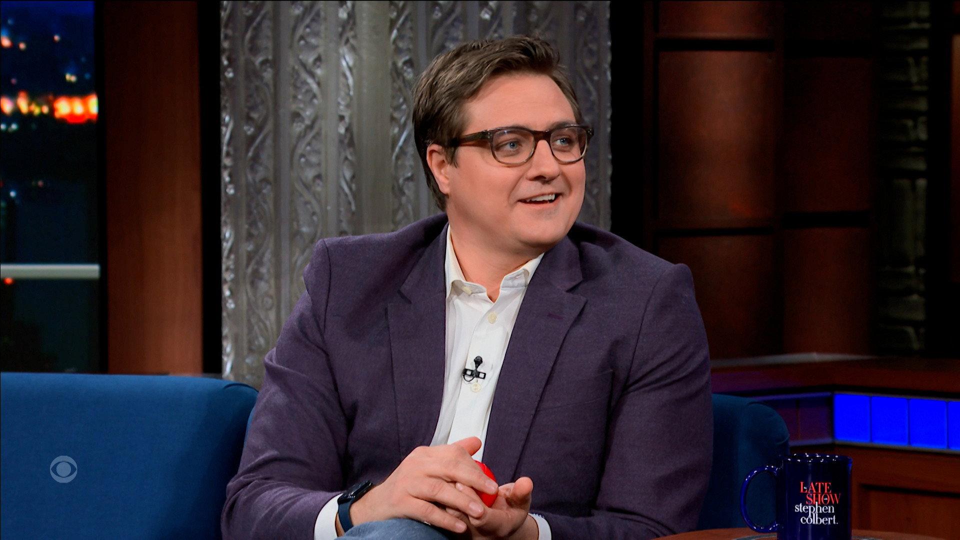 Still from 2/28/24 (Chris Hayes, Carrie Preston)