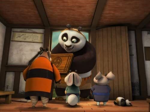 Still from Po Fans Out