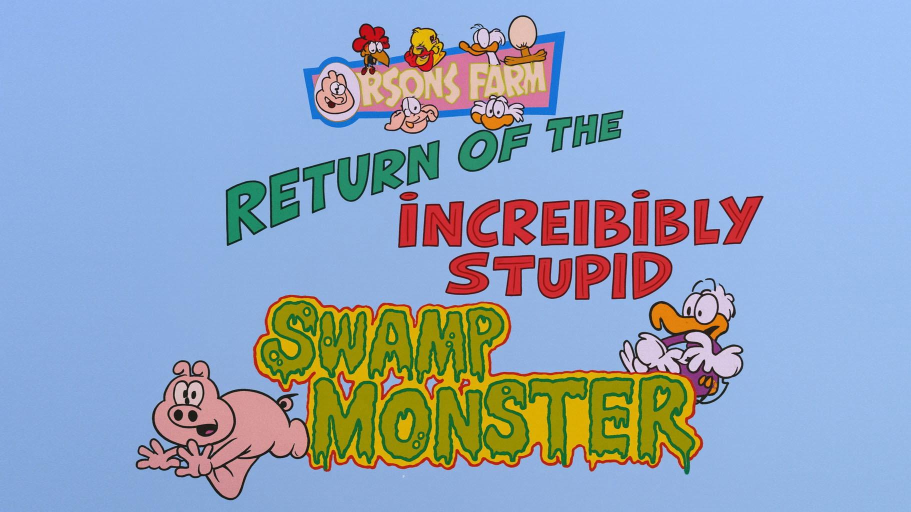 Still from Return of the Incredibly Stupid Swamp Monster