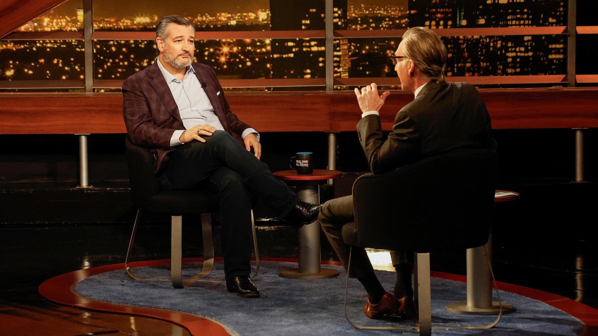 Still from November 10, 2023: Sen. Ted Cruz, Jordan Peterson, Pamela Paul