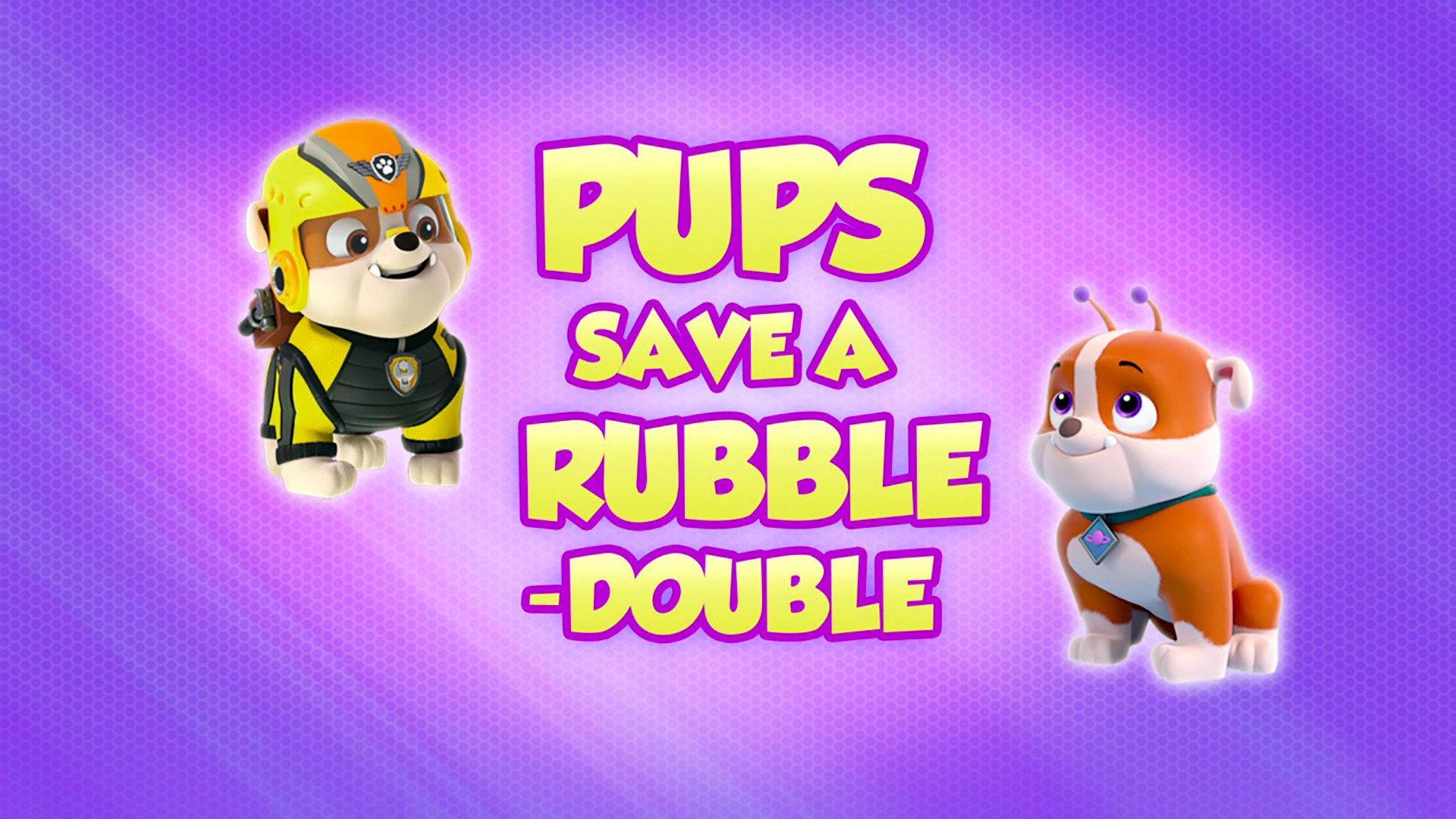 Still from Pups Save a Rubble-Double