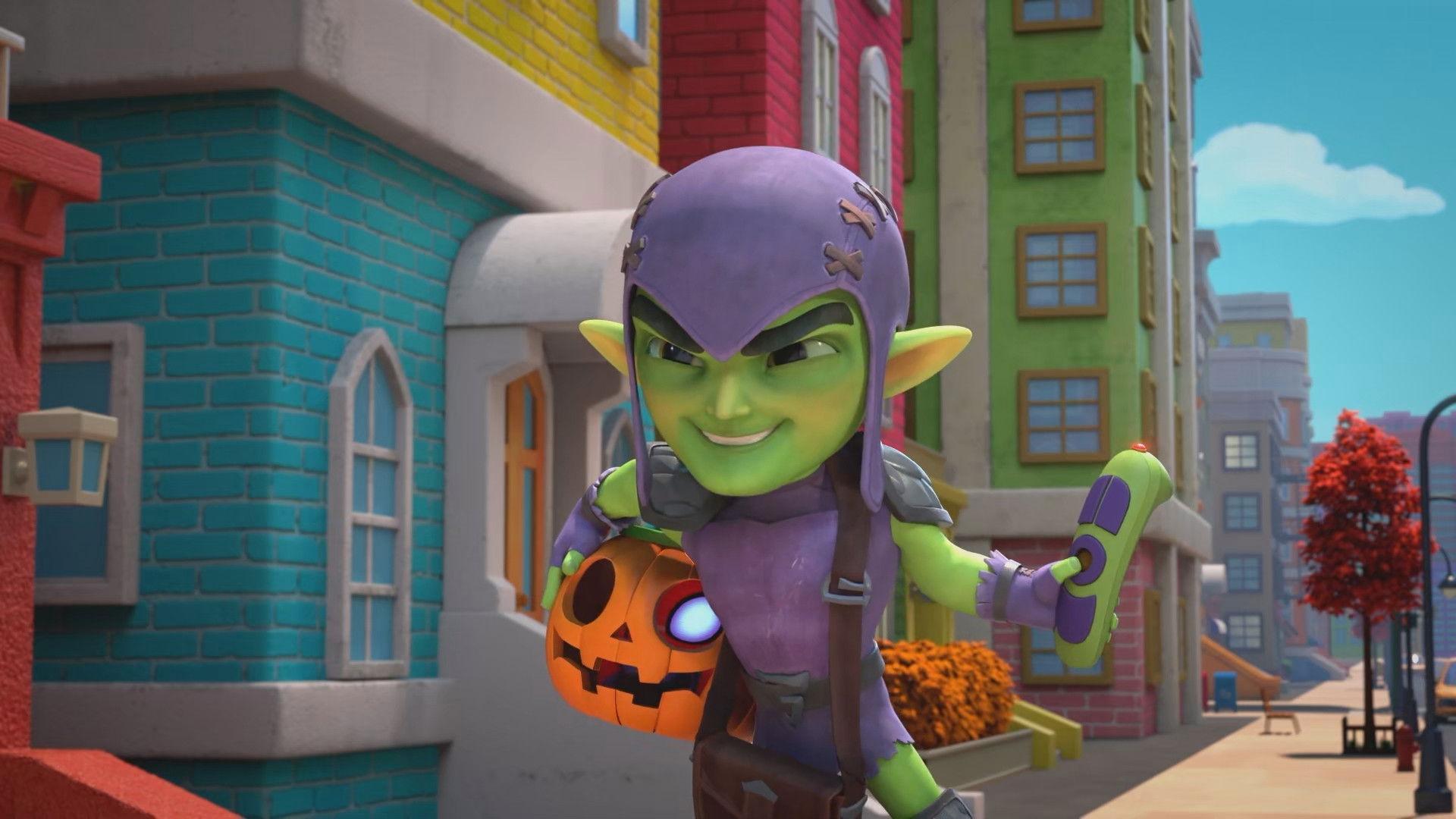 Still from Trick or TRACE-E