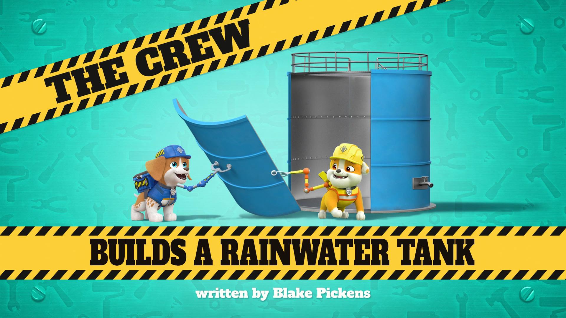Still from The Crew Builds a Rainwater Tank