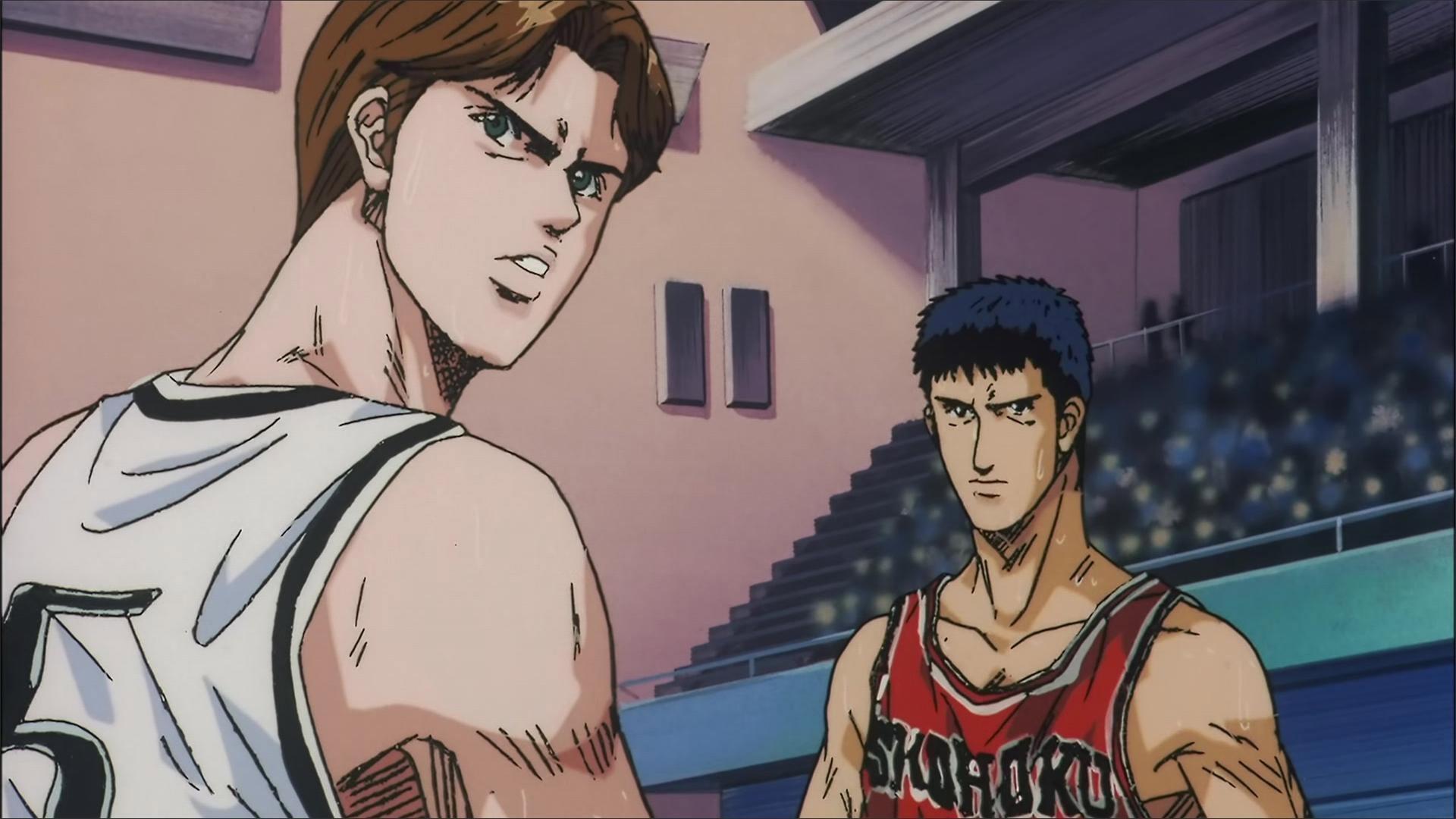 Still from Slam Dunk: National Champions, Sakuragi Hanamichi!