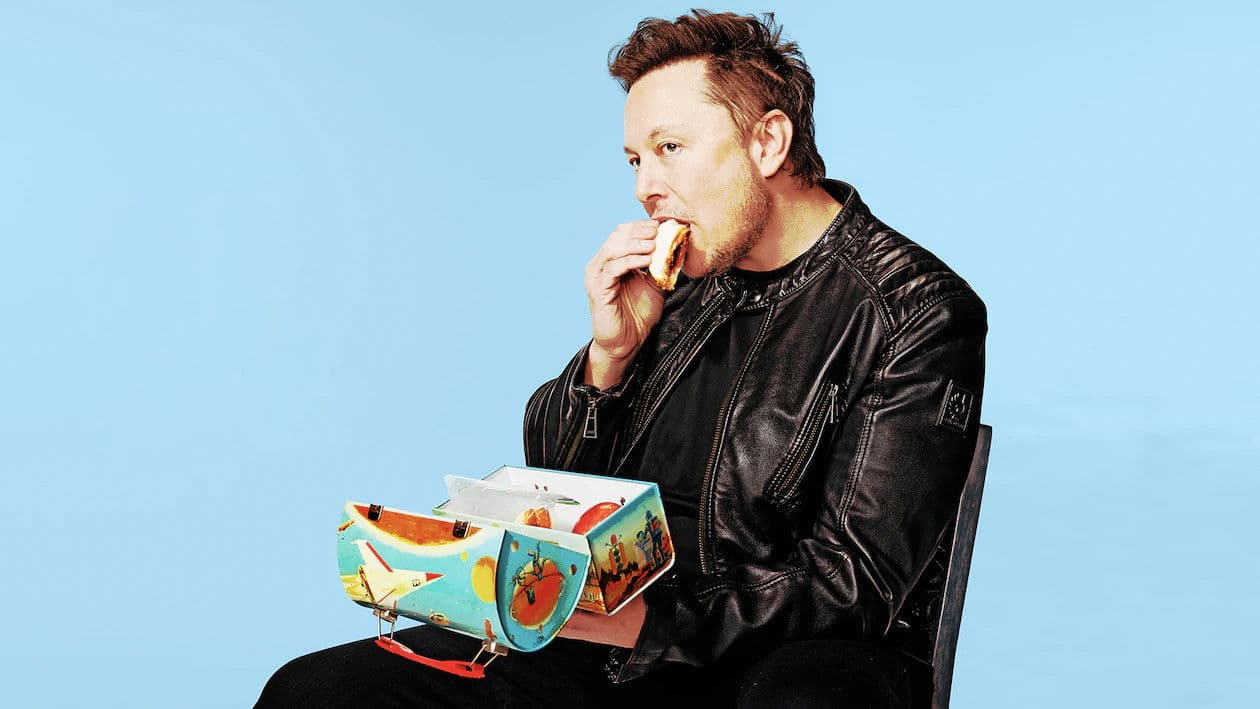 Still from Elon Musk with Miley Cyrus