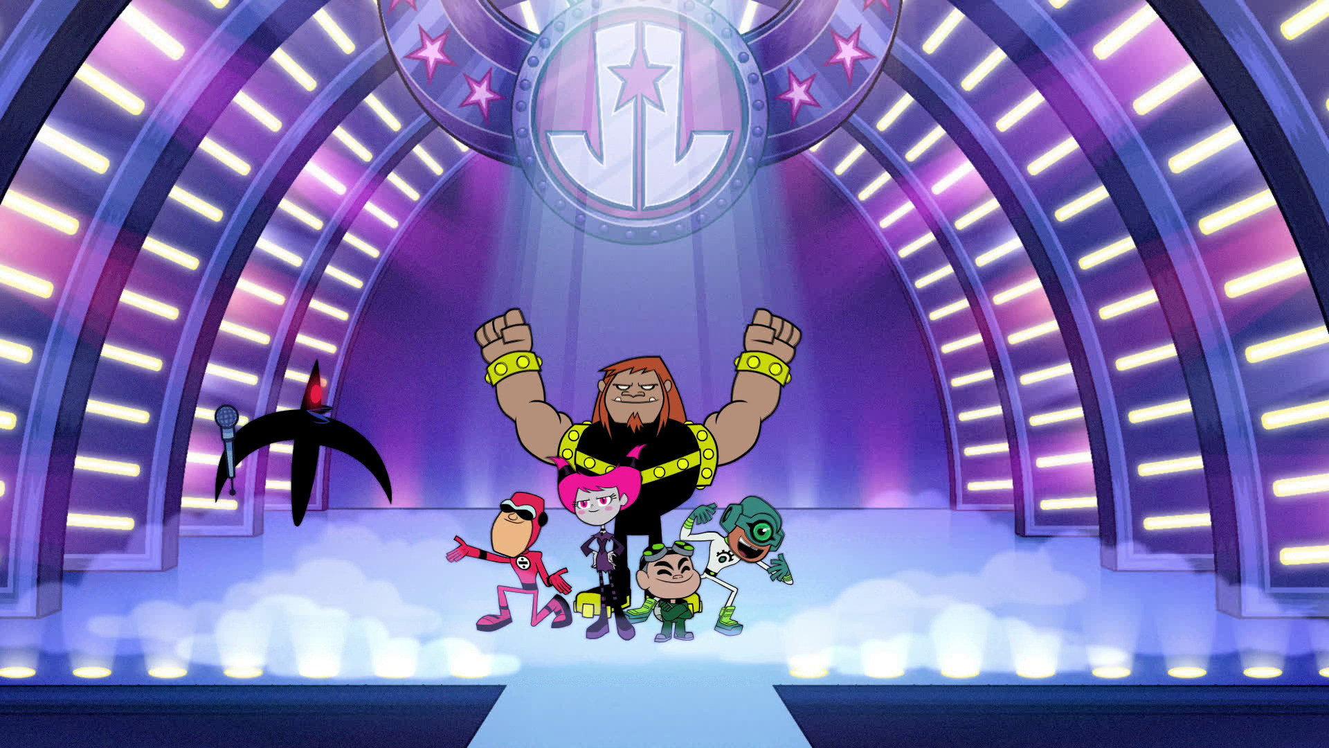 Still from Justice League's Next Top Talent Idol Star: Second Greatest Team Edition (2)