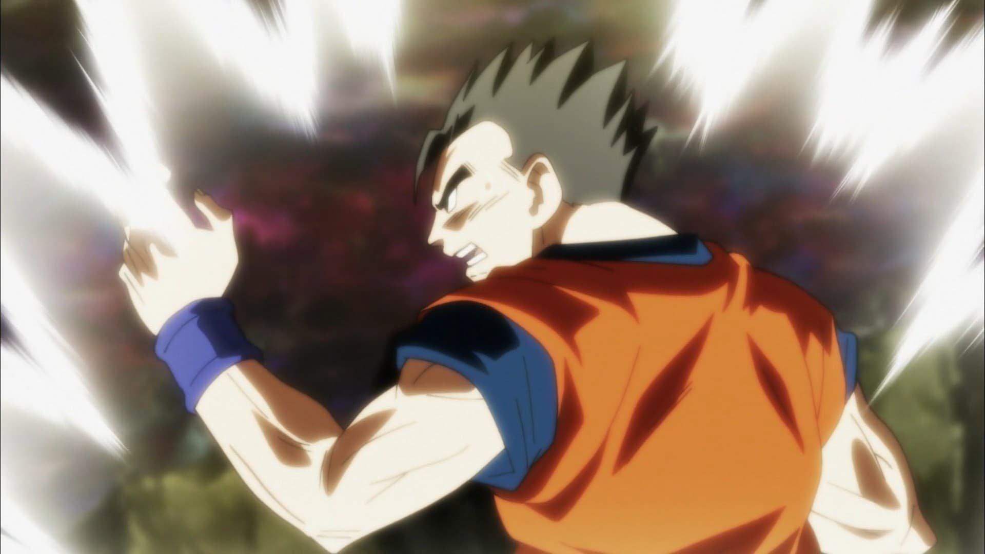 Still from Gohan, Get Ruthless! Showdown with the 10th Universe!