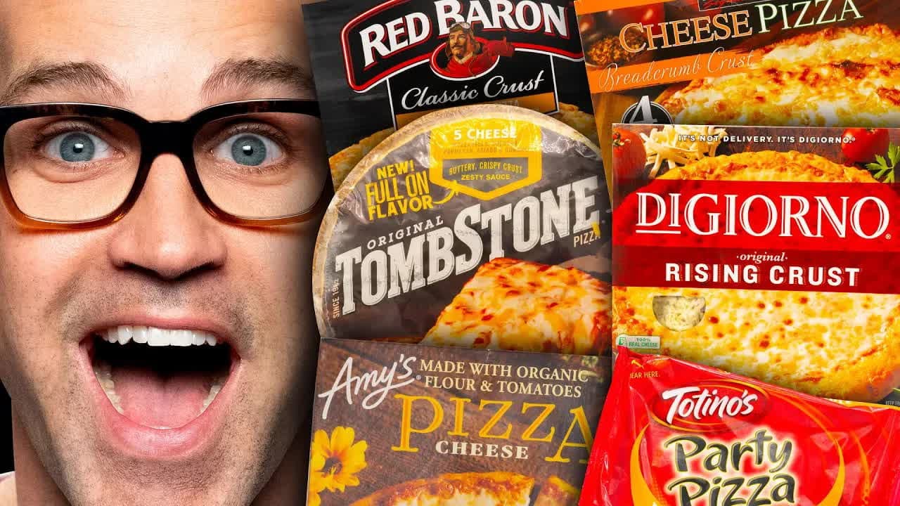 Still from What's The Best Frozen Pizza? Taste Test