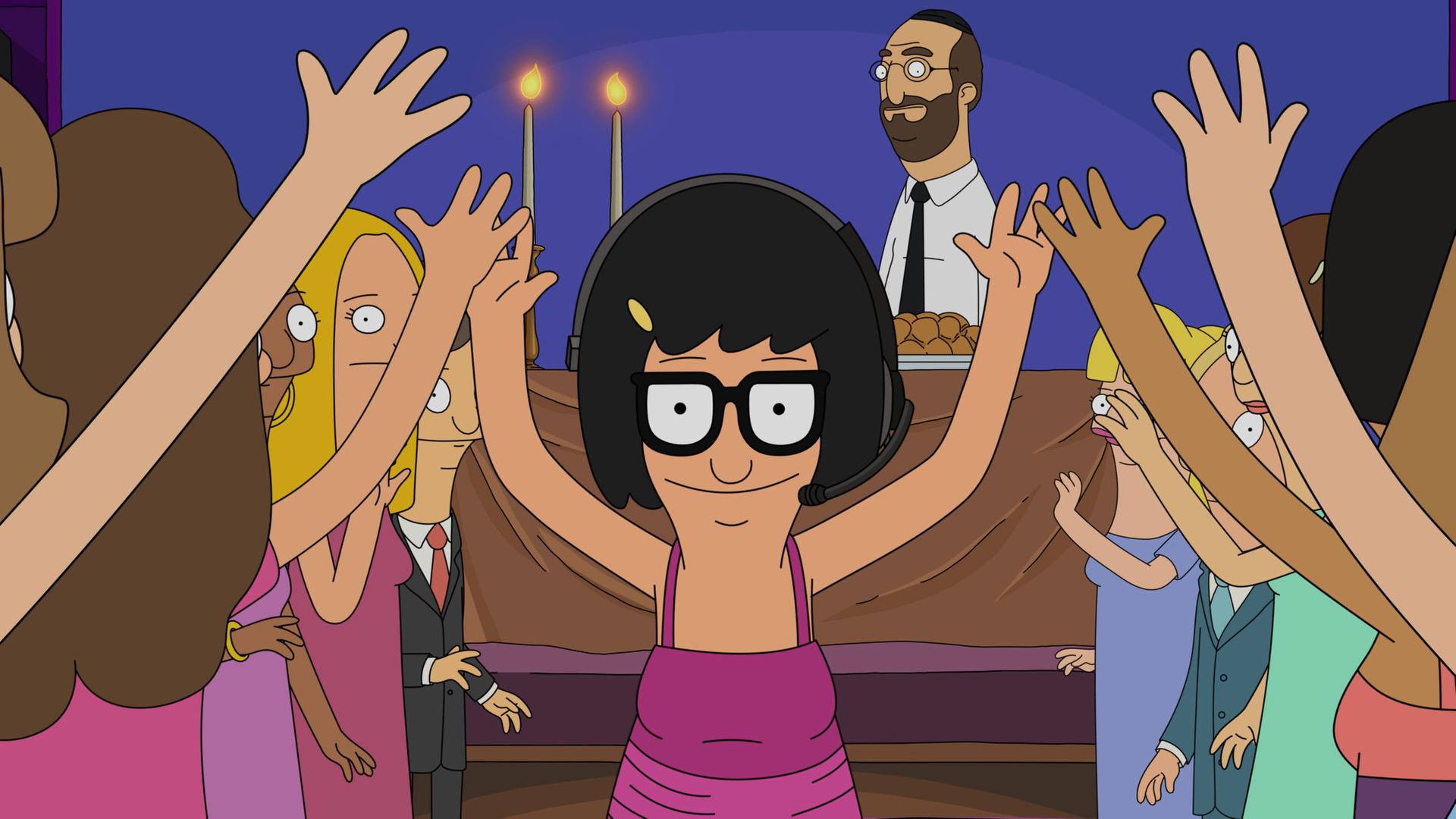 Still from Mazel-Tina