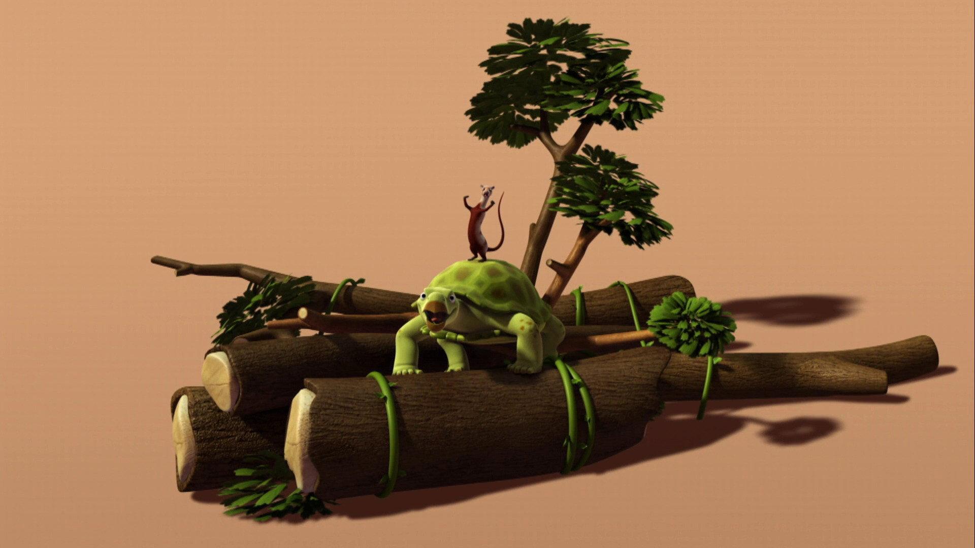 Still from Rafting the Cretaceous