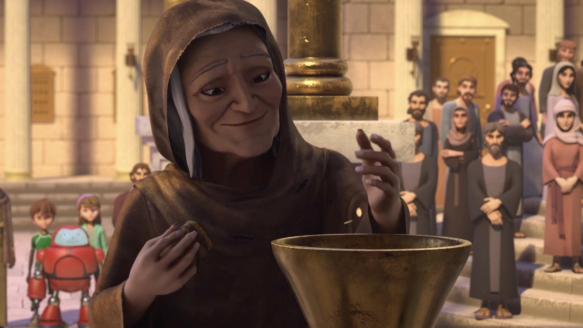 Still from The Widow's Mite