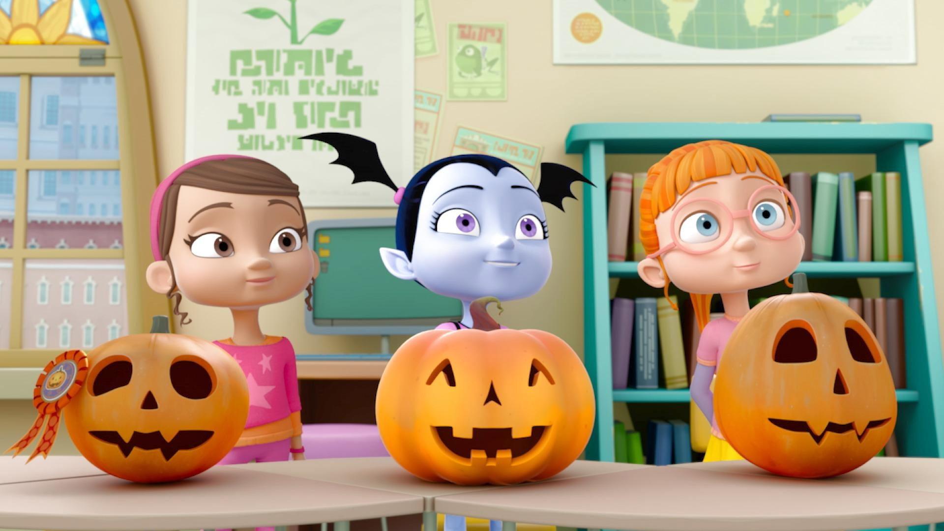 Still from Jumping Jack-o-Lanterns