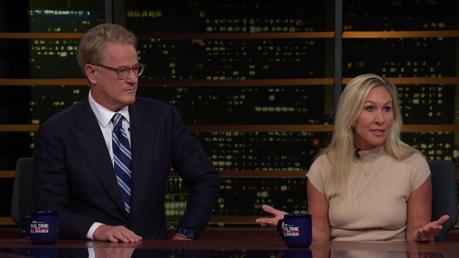 Still from January 30, 2026: Nate Bargatze, Joe Scarborough, Marjorie Taylor Greene