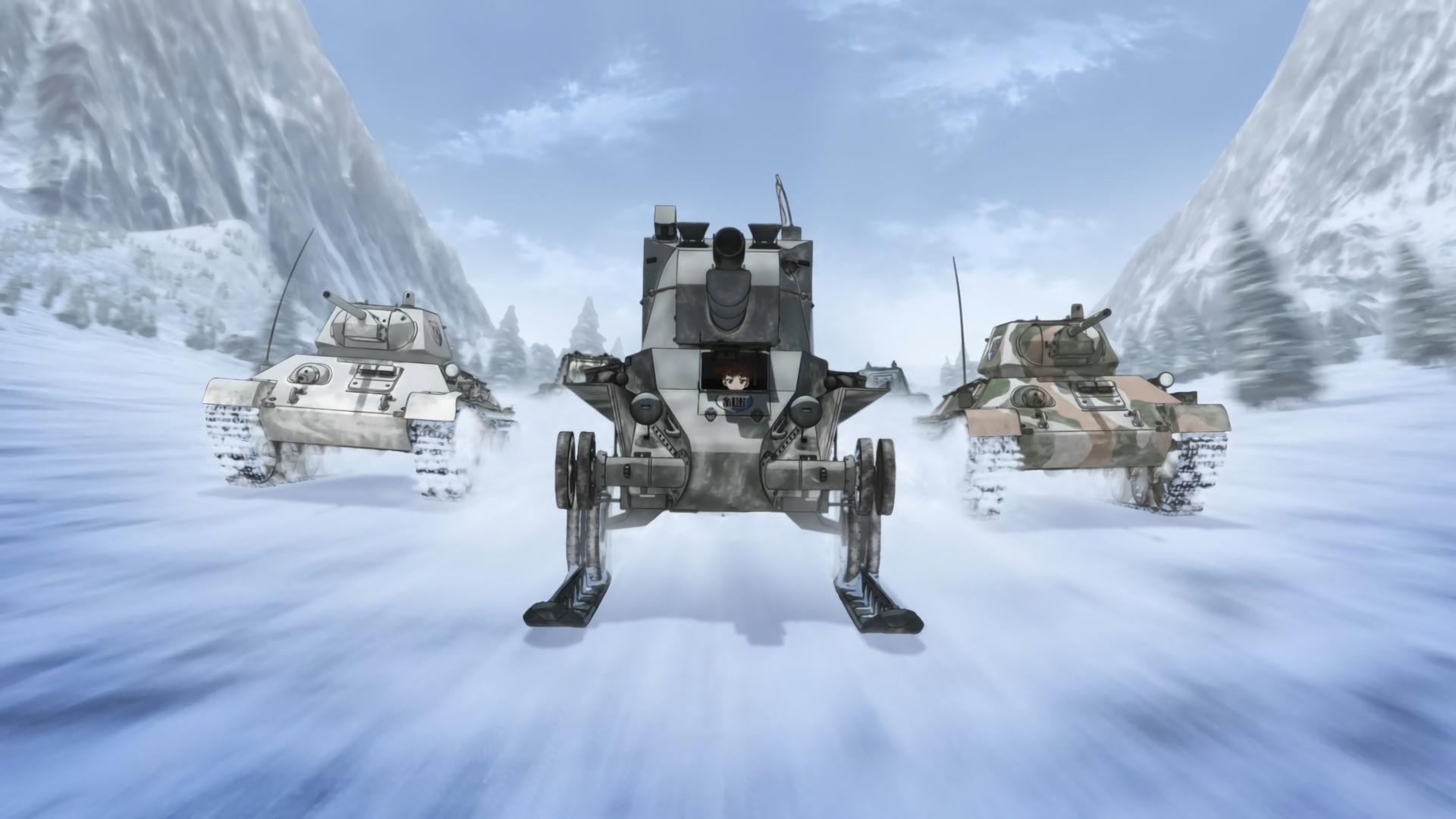 Still from Girls und Panzer das Finale: Part 4