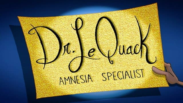 Still from Dr. Le Quack, Amnesia Specialist