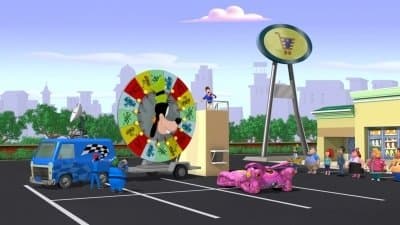 Still from The Goofy Race!