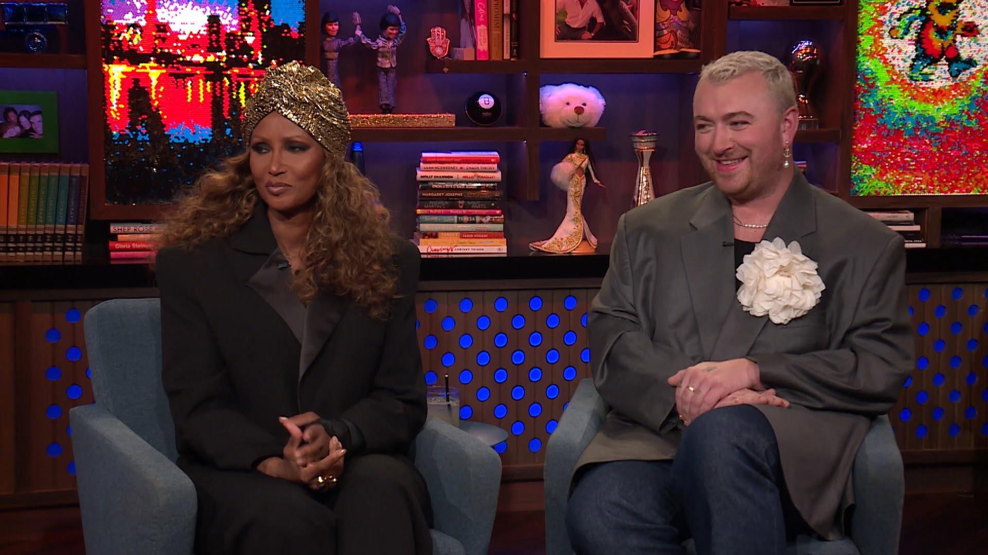 Still from Sam Smith and Iman