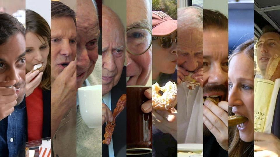 Still from Single Shot: Comedians Love Eating