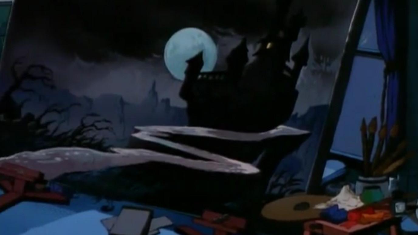 Still from The Haunted Painting
