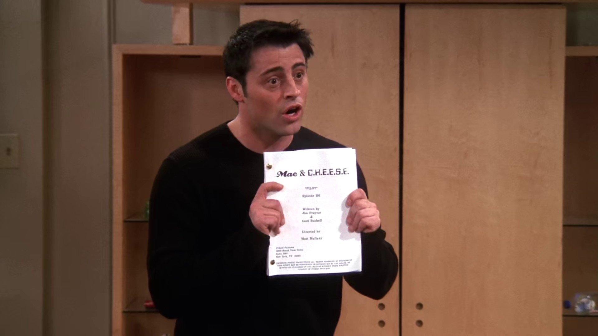 Still from The One with Mac and C.H.E.E.S.E.