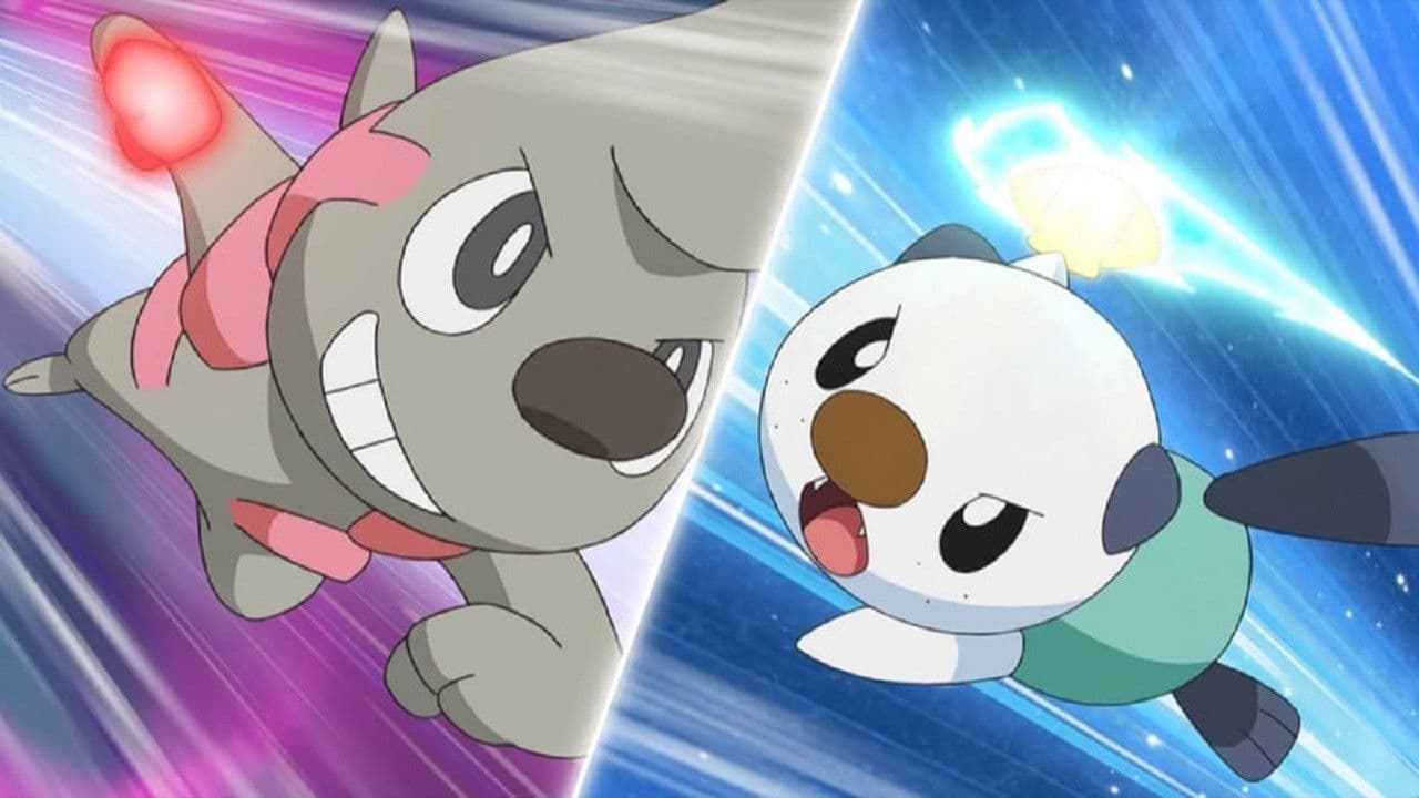 Still from Ash and Trip's Third Battle!