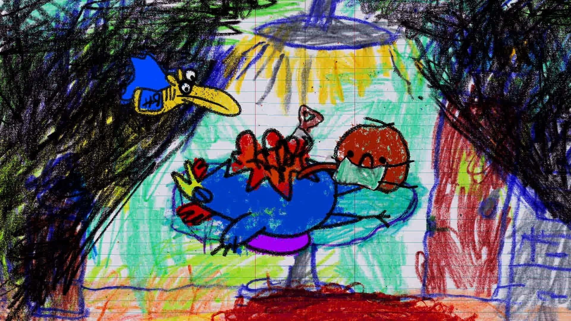 Still from Rocket Horse & Jet Chicken
