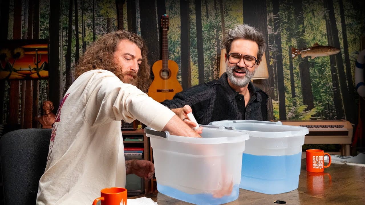 Still from Can We Fill A Bucket Of Water With Just One Sponge?