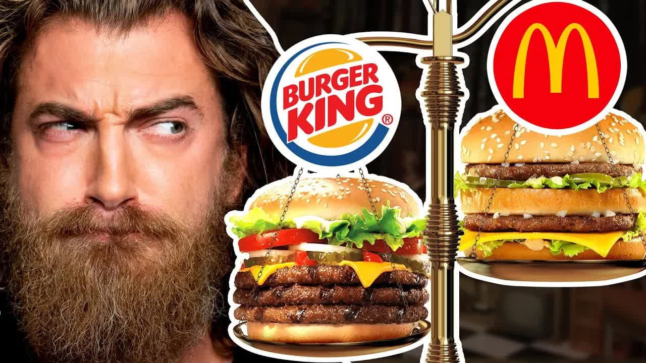 Still from What's The Heaviest Fast Food Burger? (Test)