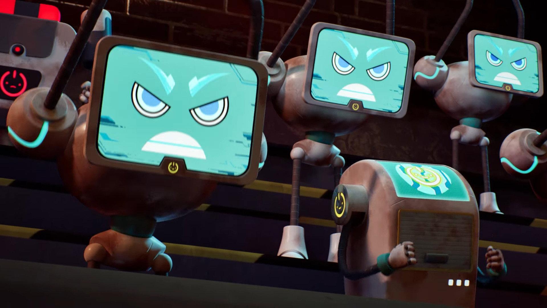 Still from Robot Fight Club