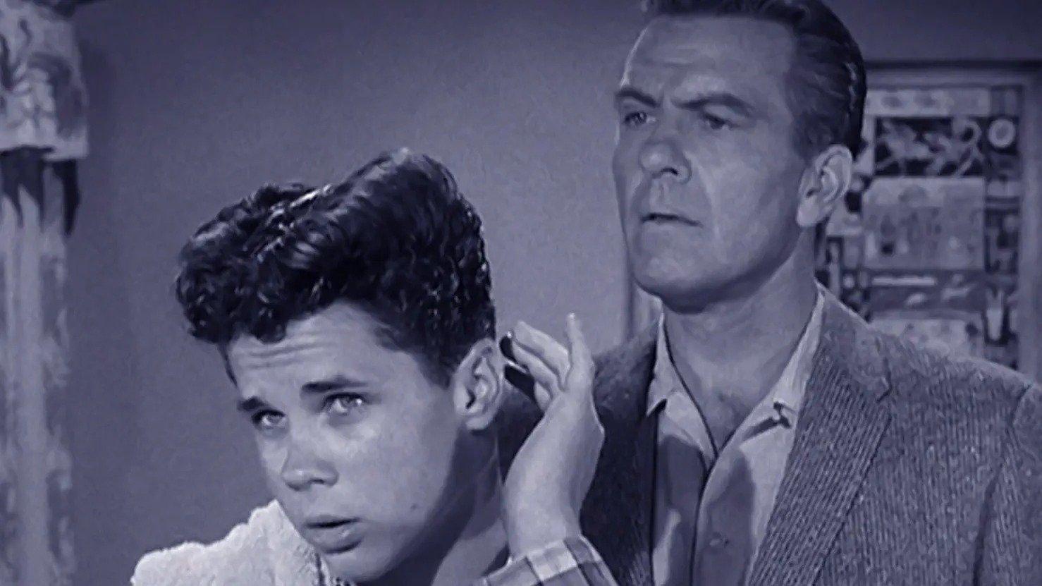 Still from Wally's Haircomb