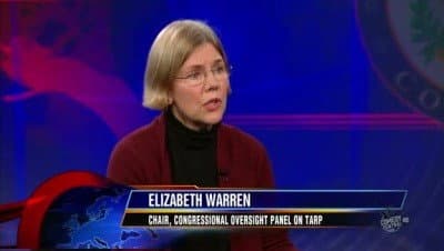 Still from Elizabeth Warren