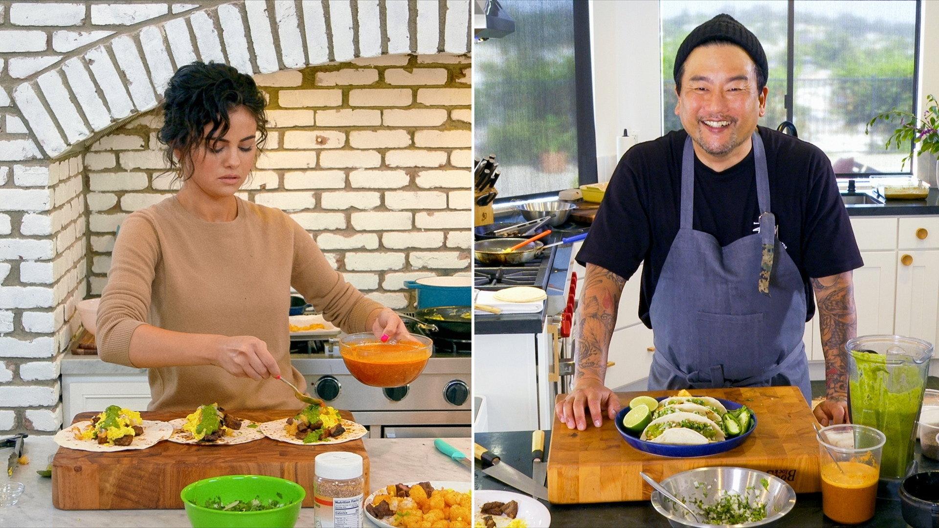 Still from Selena + Roy Choi