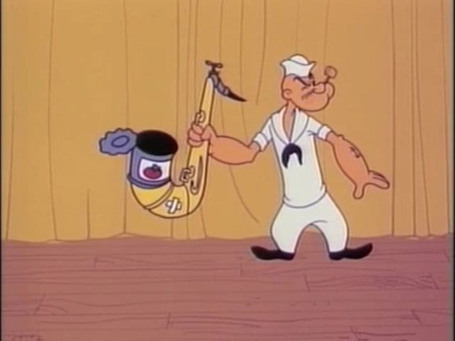 Still from Popeye's Corn-Certo