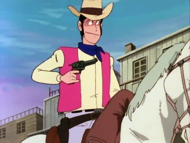 Still from Lupin's Big Western