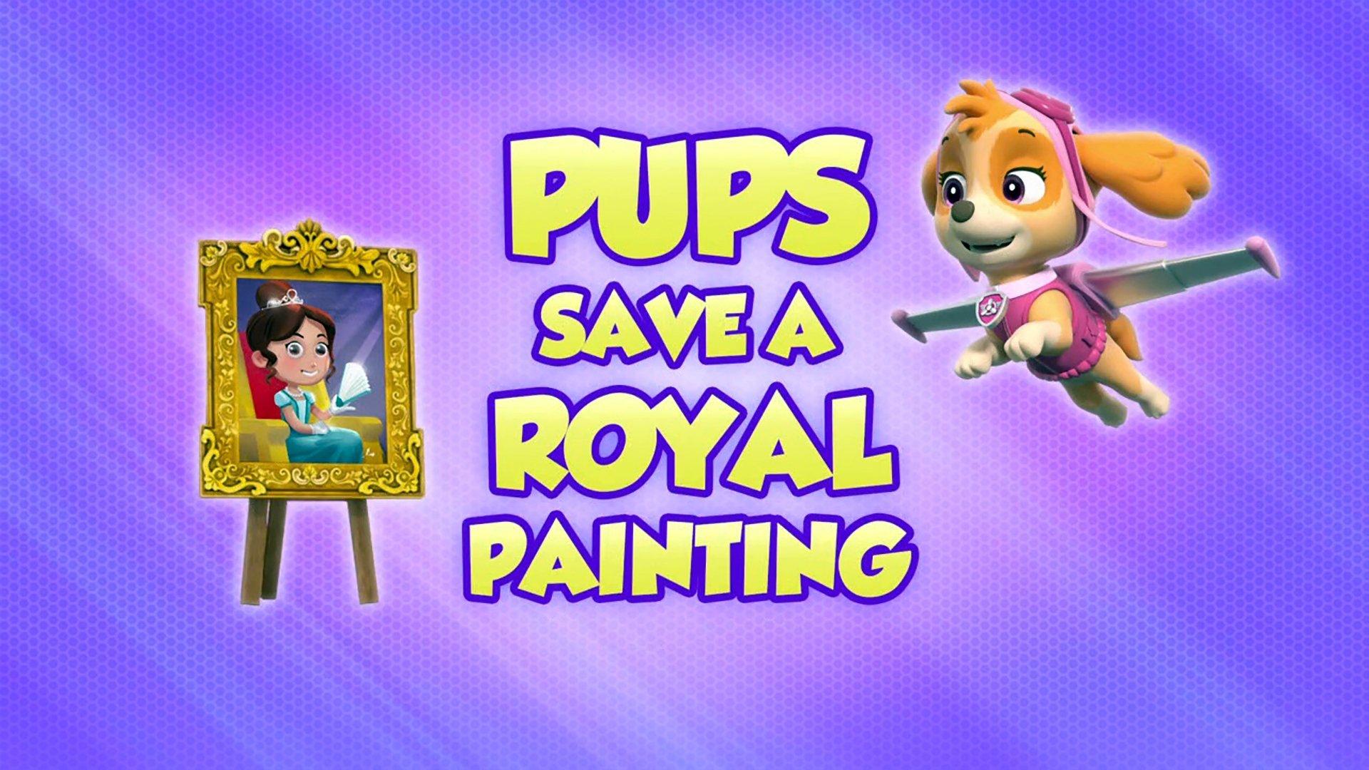 Still from Pups Save a Royal Painting