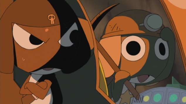 Still from Keroro's Father's Coming and Father's Leaving / Keroro: Hot Spring, Go! Go! Go! Sir!