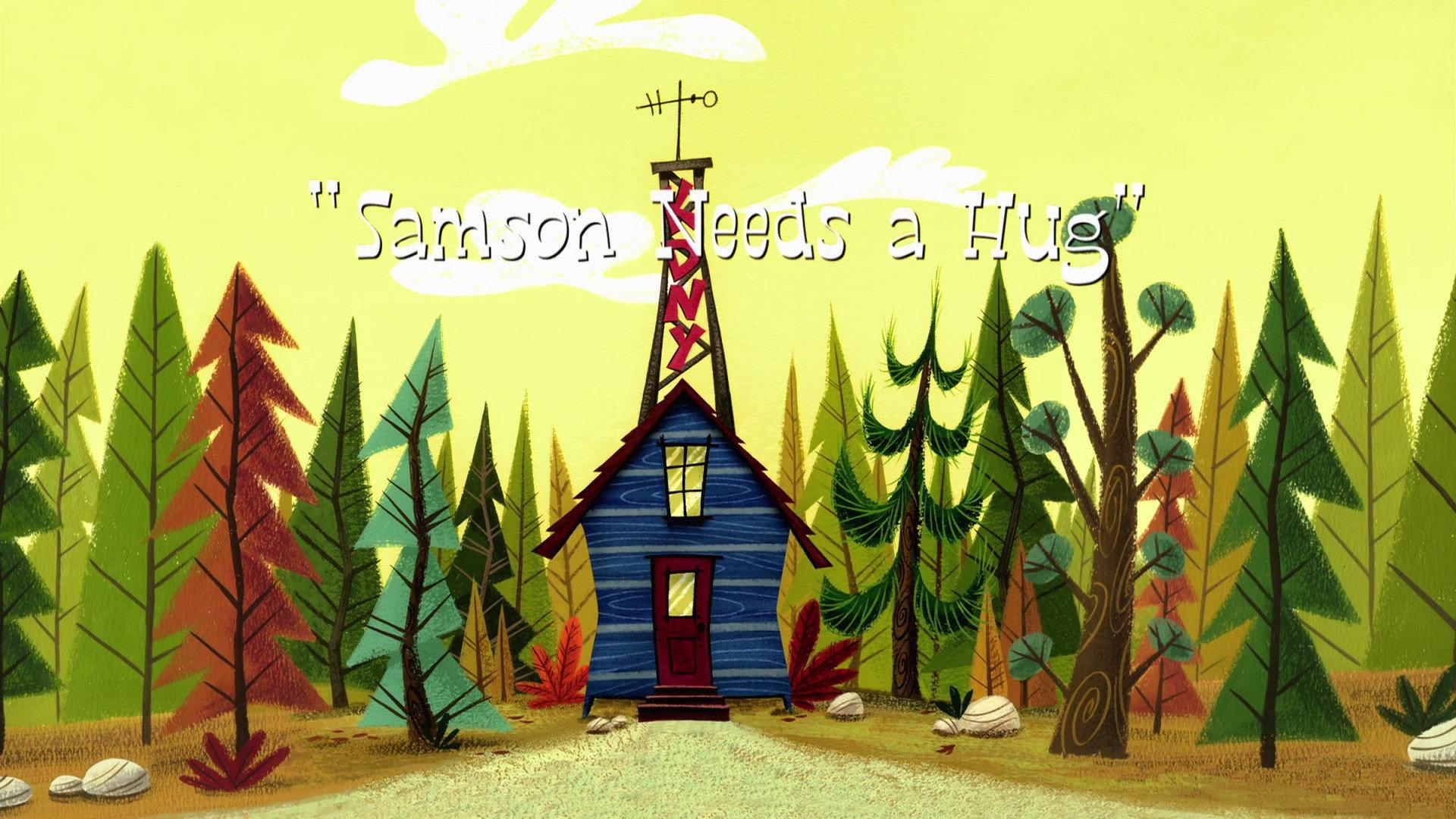 Still from Samson Needs a Hug