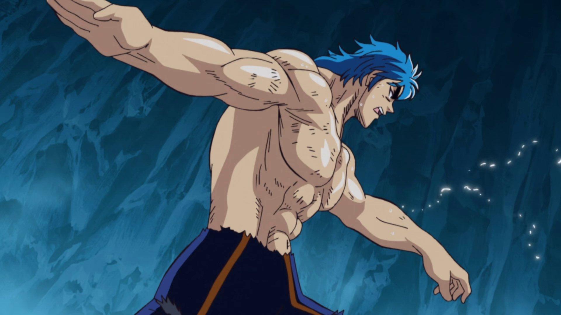 Still from A Competitive Fight! Fierce-Fighting Toriko vs. Tommyrod!