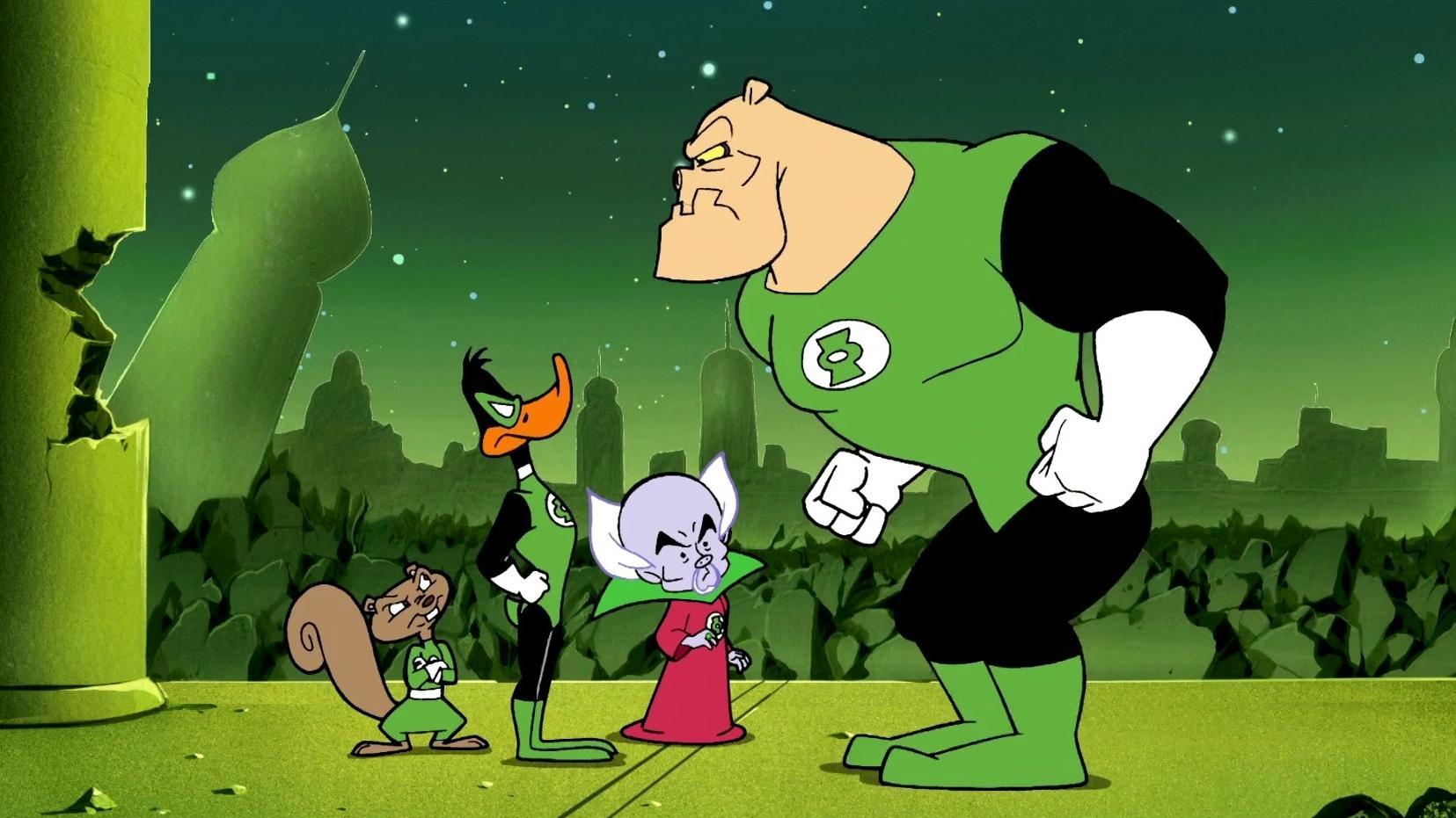 Still from The Green Loontern