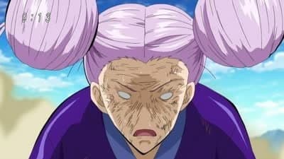 Still from 'National Treasure Class' One-Swing 100 Million Yen Techniques! Toriko VS Granny Chiyo