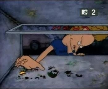 Still from Beavis and Butt-head vs. The Vending Machine