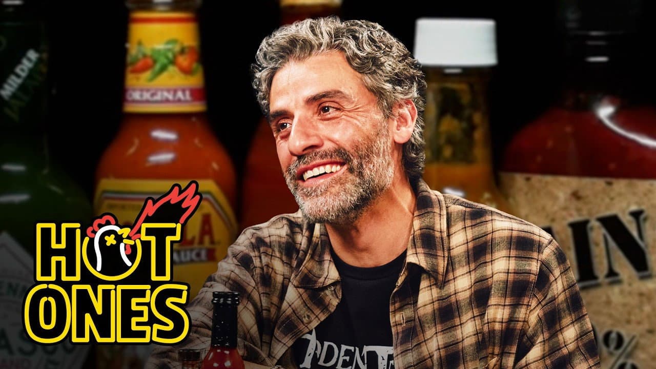Still from Oscar Isaac Has Beef With Spicy Wings