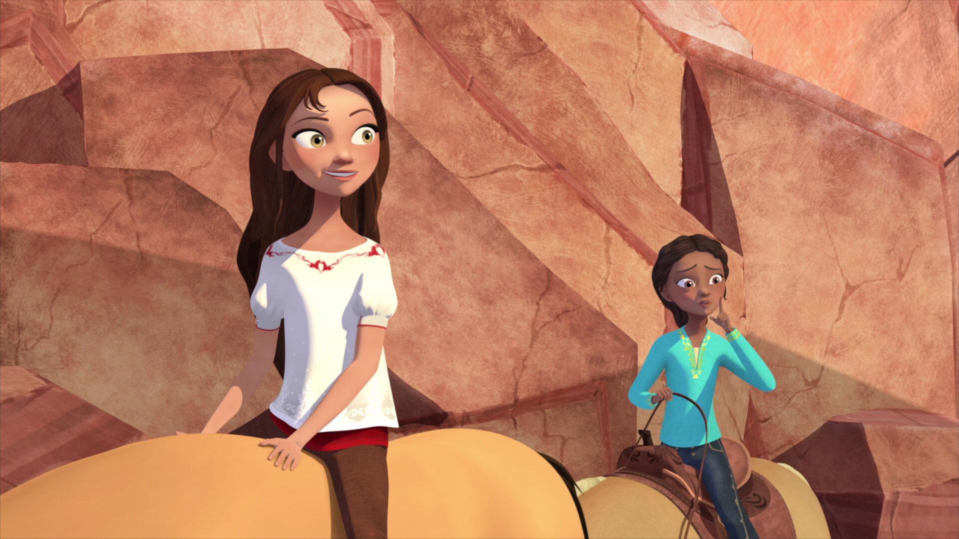 Still from Lucky and the Treacherous Trail