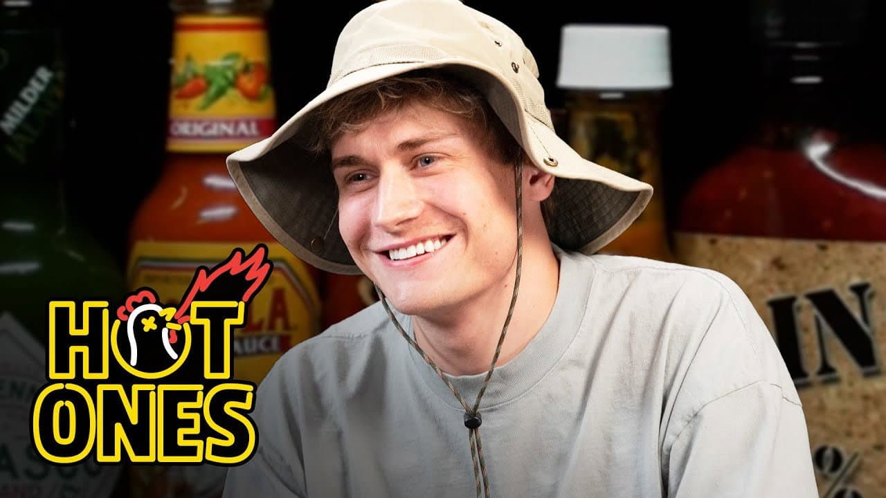 Still from Cole Bennett Needs Lemonade While Eating Spicy Wings